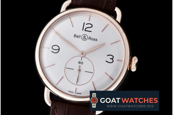 Bell & Ross - Bell Ross WW1 Argentium RG/LE White Asia 2813