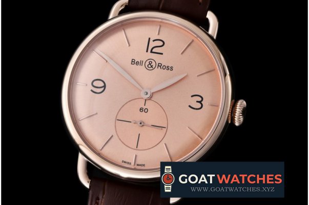 Bell & Ross - Bell Ross WW1 Argentium RG/LE Rose Gold Asia 2813