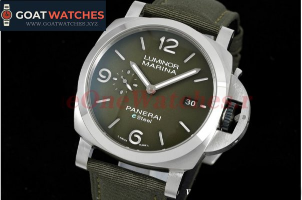 Panerai - PAM1356 Luminor 44mm Green Dial SS/NY TTF A9010