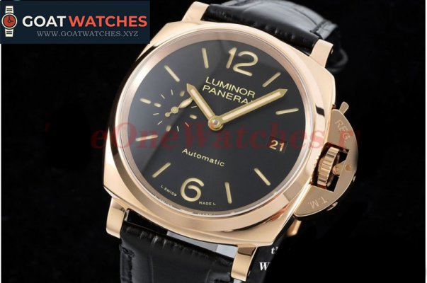 Panerai - PAM908 "FU" Luminor Due RG/LE Black/Num VSF Asia XXXIV