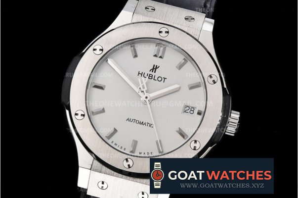 Hublot - Classic Fusion Bang 38mm SS/LE/RU White JJF A2892