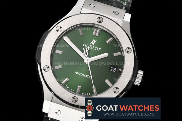 Hublot - Classic Fusion Bang 38mm SS/LE/RU Green JJF A2892