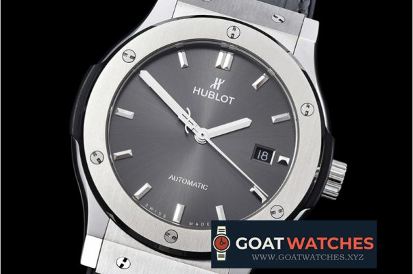 Hublot - Classic Fusion Bang 42mm SS/TI/LE/RU Grey A2892 Mod