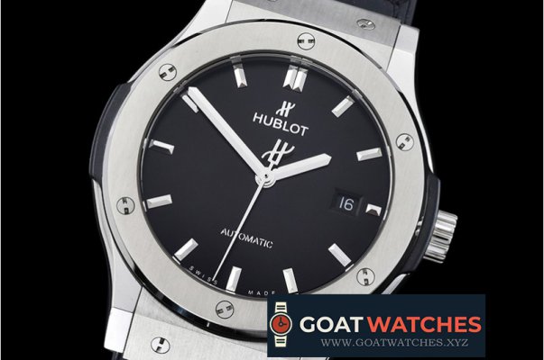 Hublot - Classic Fusion Bang 42mm SS/TI/LE/RU Black A2892 Mod