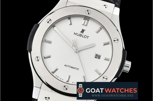 Hublot - Classic Fusion Bang 45mm SS/LE White MY9015 Mod