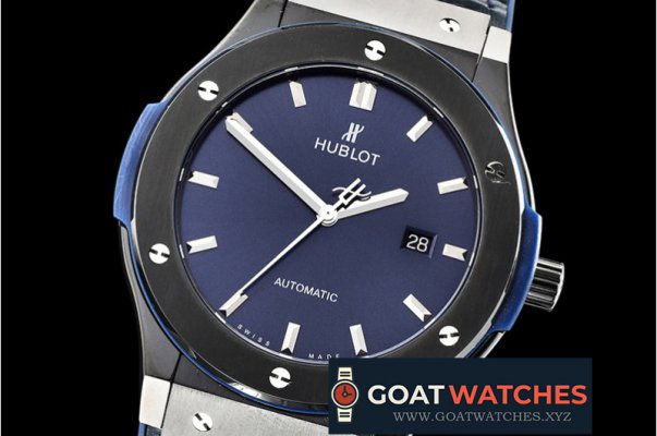 Hublot - Classic Fusion Bang 45mm PVD/LE Blue MY9015 Mod