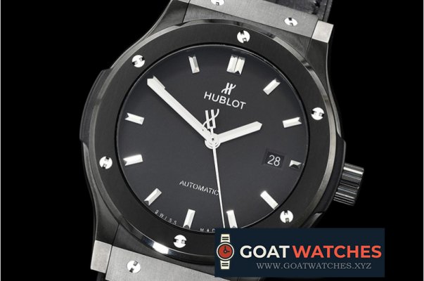 Hublot - Classic Fusion Bang 42mm DLC/LE/RU Black JJF A2892