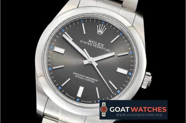 Rolex - Oyster Pert. 39mm 114300 SS/SS Rhod Grey BP Asia 3132