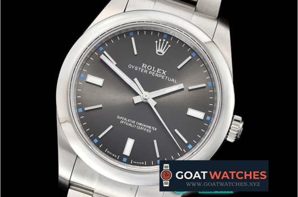 Rolex - Oyster Pert. 39mm 114300 904L SS/SS Grey GMF A3132