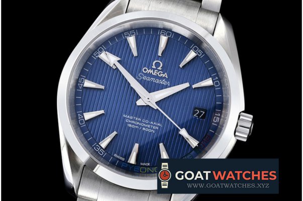 Omega - Aqua Terra 150M W Oly SS/SS Blue JHF A2824 Mod8500