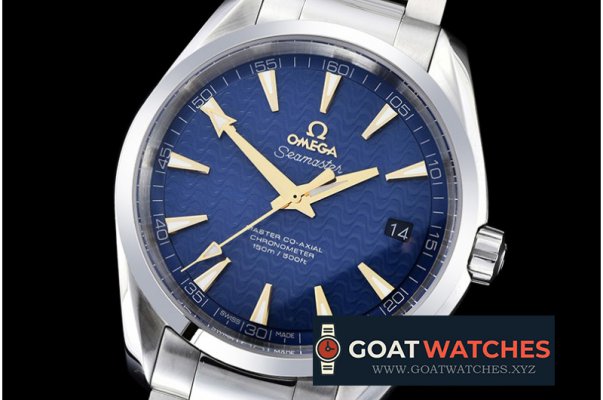 Omega - Aqua Terra 150M W Oly SS/SS Blue/Gold JHF A2824 Mod8500