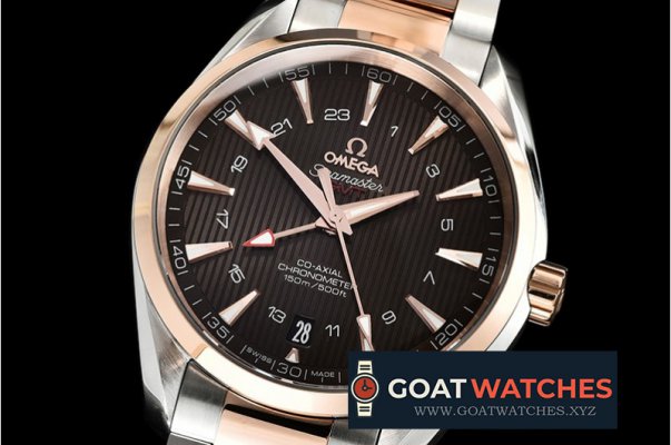 Omega - Aqua Terra 150M GMT RG/SS Brown VSF Ultimate Asia 8605