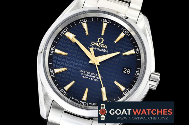 Omega - Aqua Terra 150m SS/SS Blue/Gold VSF Ultimate Asia 8500