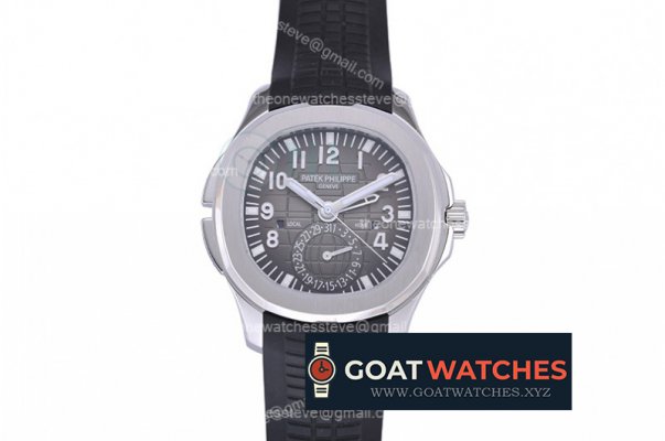 Patek Philippe - Aquanaut Travel Time 5164A SS/RU Grey ZF MY9015 Mod