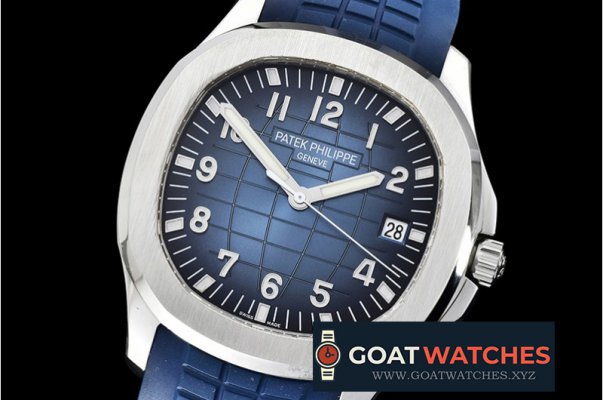 Patek Philippe - Aquanaut 5168G 42mm SS/RU Blue BP Miyota 9015 Mod