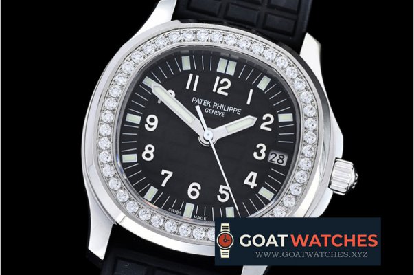 Patek Philippe - Aquanaut Midsize 5069A Diams SS/RU Black MY9015 Mod