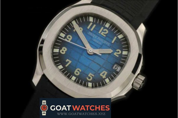 PATEK PHILIPPE - Aquanaut Mid Auto SS/RU Blue Swiss Eta 2824-2