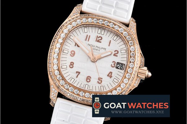 Patek Philippe - Aquanaut Ladies 35mm Diams RG/RU Wht PPF MY9015 Mod