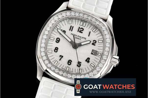 Patek Philippe - Aquanaut Ladies 35mm Dm Bez SS/RU White PPF MY9015 Mod