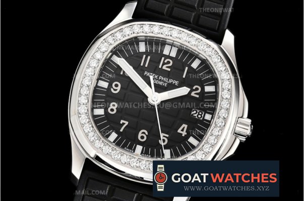 Patek Philippe - Aquanaut Ladies 35mm Dm Bez SS/RU Black PPF MY9015 Mod