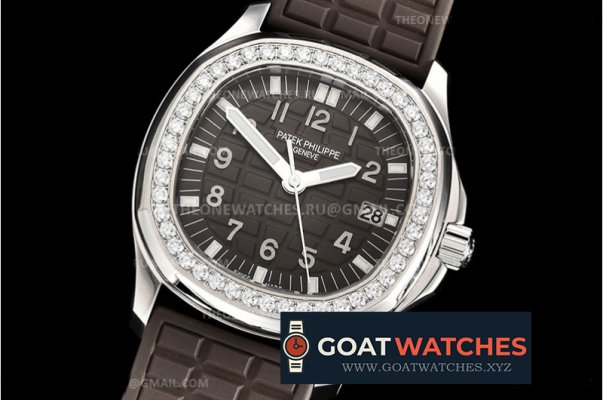 Patek Philippe - Aquanaut Ladies 35mm Dm Bez SS/RU Brown PPF MY9015 Mod