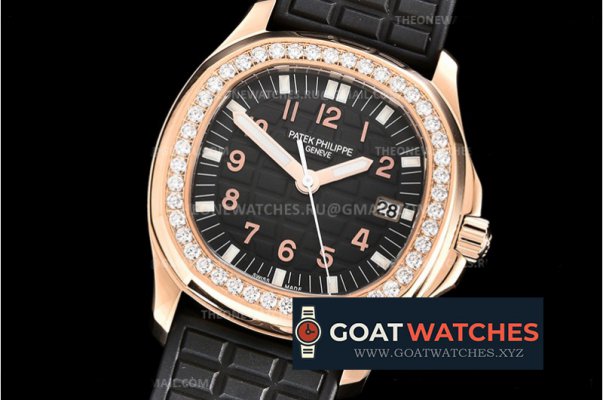 Patek Philippe - Aquanaut Ladies 35mm Dm Bez RG/RU Black PPF MY9015 Mod