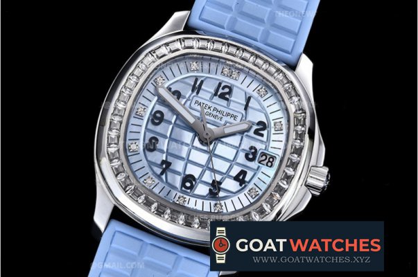 Patek Philippe - Aquanaut Ladies 35mm Dm Bez SS/RU Blue MOP PPF MY9015