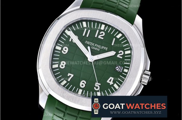 Patek Philippe - Aquanaut Ref.5167 SS/RU Green/Num ZF 1:1 MY9015 Mod