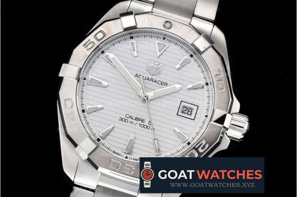 Tag Heuer - Aquaracer Caliber 5 41mm SS/SS White XTF SW200