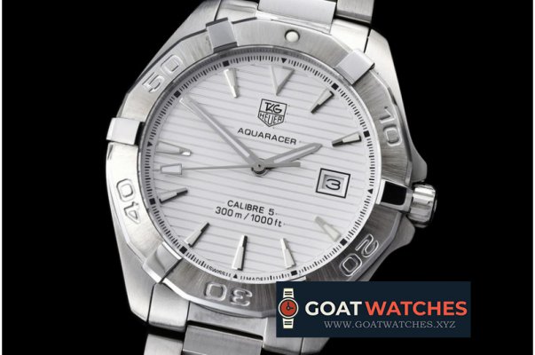 Tag Heuer - Aquaracer Calibre 5 SS/SS White Jap Qtz