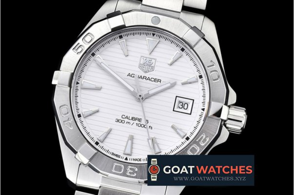 Tag Heuer - AquaRacer Calibre 5 SS/SS White Asia 2824