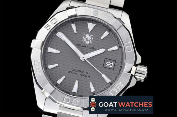 TAG Heuer - AquaRacer Calibre 5 SS/SS Grey Asia 2824