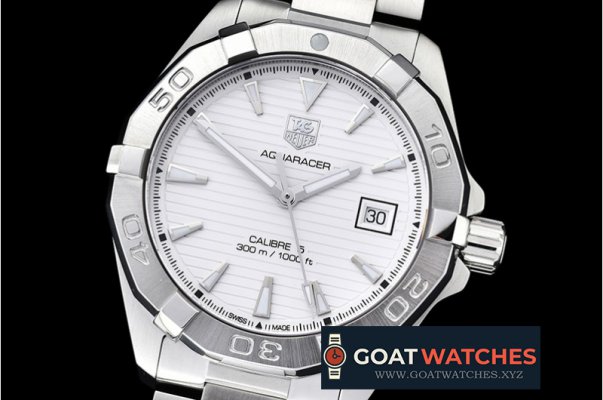 Tag Heuer - AquaRacer Calibre 5 SS/SS White Asia 2824