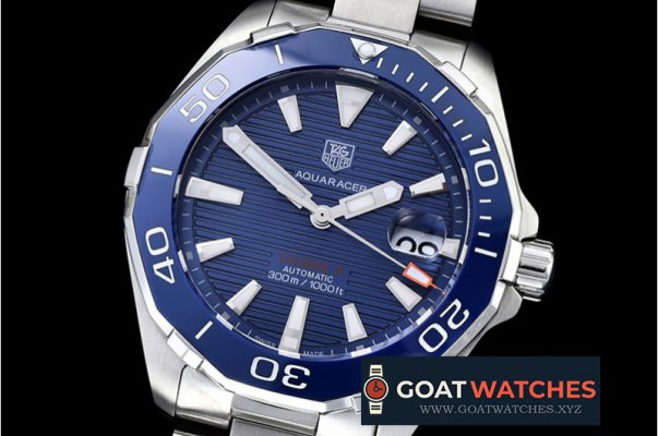 Tag Heuer - AquaRacer Calibre 5 Cer Bez SS/SS Blue Jap Quartz