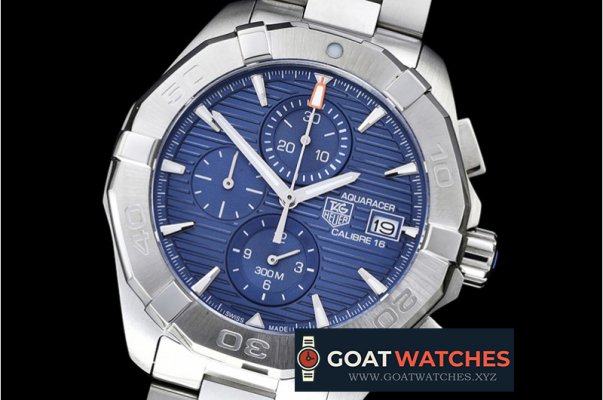 Tag Heuer - Aquaracer Calibre 16 Chronograph SS/SS Blue VK Quartz