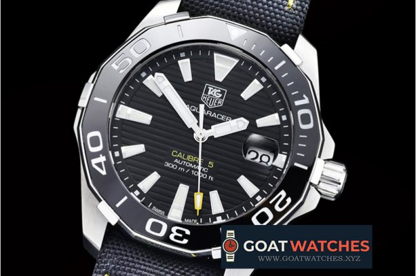 Tag Heuer - AquaRacer Calibre 5 Cer Bez SS/NY Black V6F Asia 2824