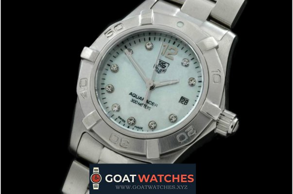 Tag Heuer - Aqracer Ladies SS/SS P-White Diam S-Qtz