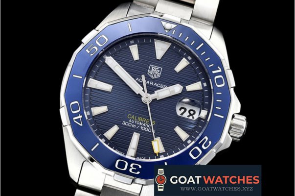 Tag Heuer - Aquaracer Caliber 5 43mm SS/SS Blue V8F Asia 2813