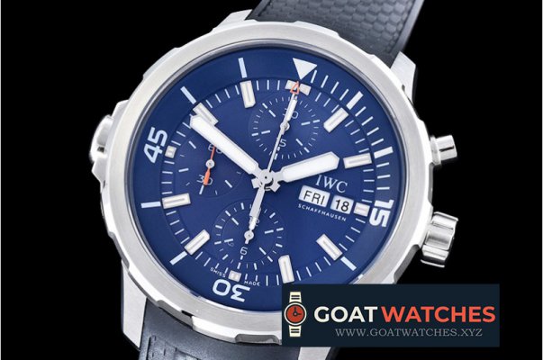 IWC - AquaTimer Chronograph SS/RU Blue V6F Asia 7750