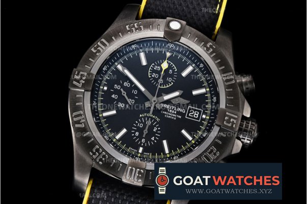 Breitling - Avenger Bandit DLC/SS/NY Black/Stk OXF A7750