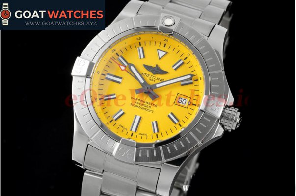 Breitling - Avenger 43mm SS/SS Yellow/Stk TF A2824