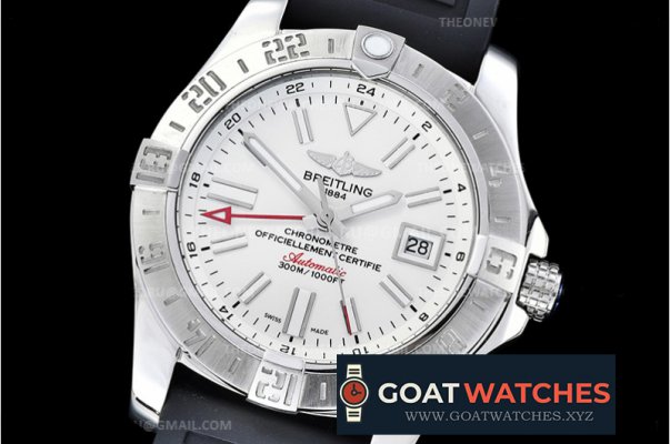 Breitling - Avenger II GMT A3239011 SS/RU White GF V2 A2836