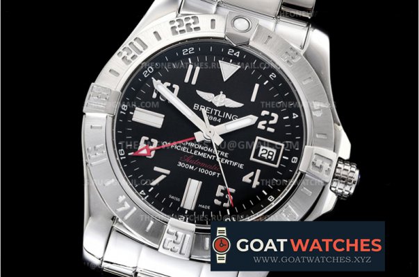 Breitling - Avenger II GMT A3239011 SS/SS Blk/Num GF V2 A2836