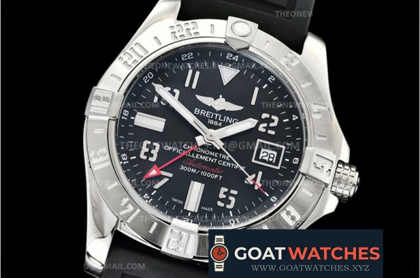 Breitling - Avenger II GMT A3239011 SS/RU Black GF V2 A2836