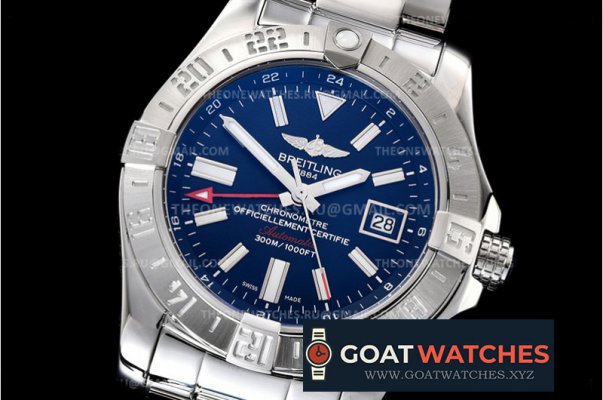 Breitling - Avenger II GMT A3239011 SS/SS Blue GF V2 A2836