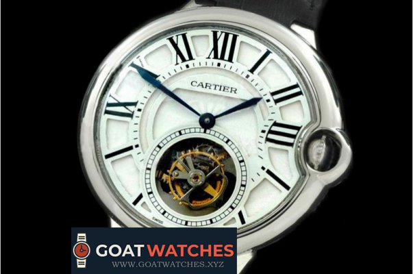 Cartier - Ballon de Cartier XL Tourbillon SS/LE Wht F-Tour