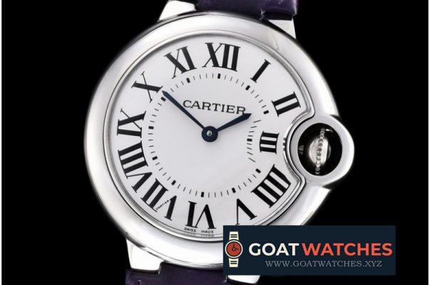 Cartier - Ballon De Cartier Ladies SS/LE White Roman V6F Ronda