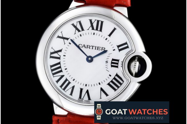 Cartier - Ballon De Cartier Ladies SS/LE White Roman V6F Ronda