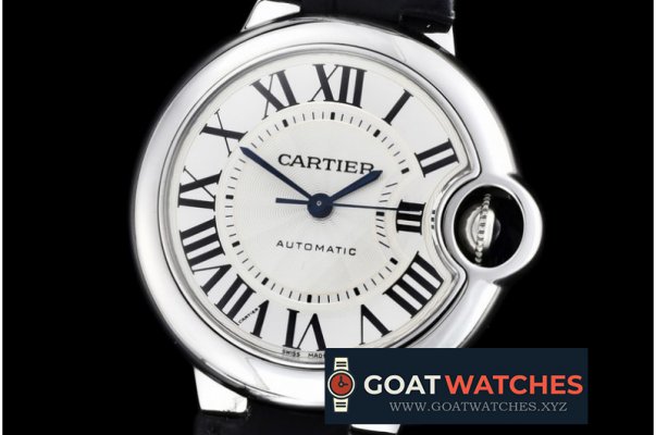 Cartier - Ballon De Cartier Ladies SS/LE White Roman V6F Jap Miyota