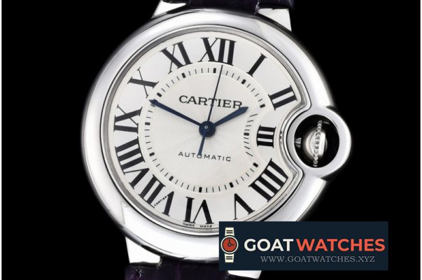 Cartier - Ballon De Cartier Ladies 33mm SS/LE White Roman V6F Jap Miyota